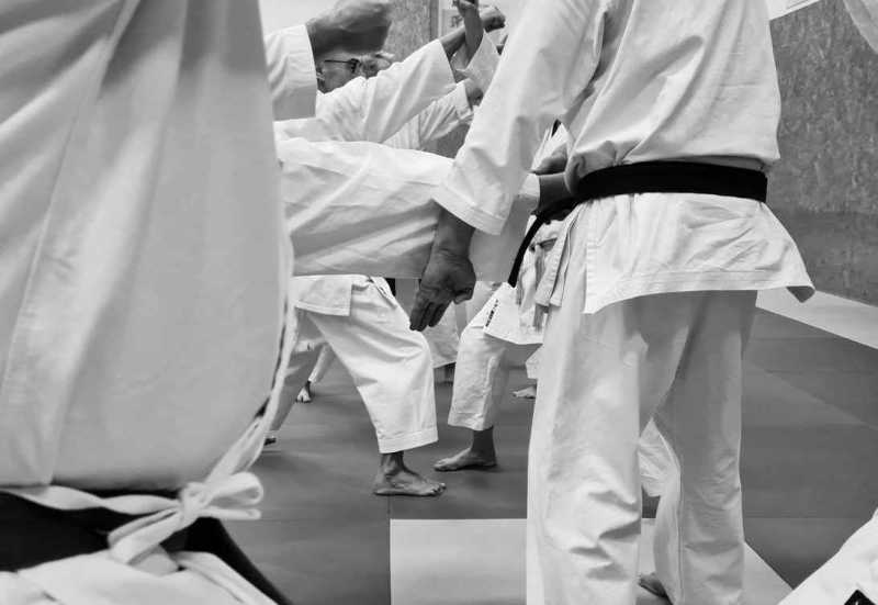 Karate Ka beim Training
